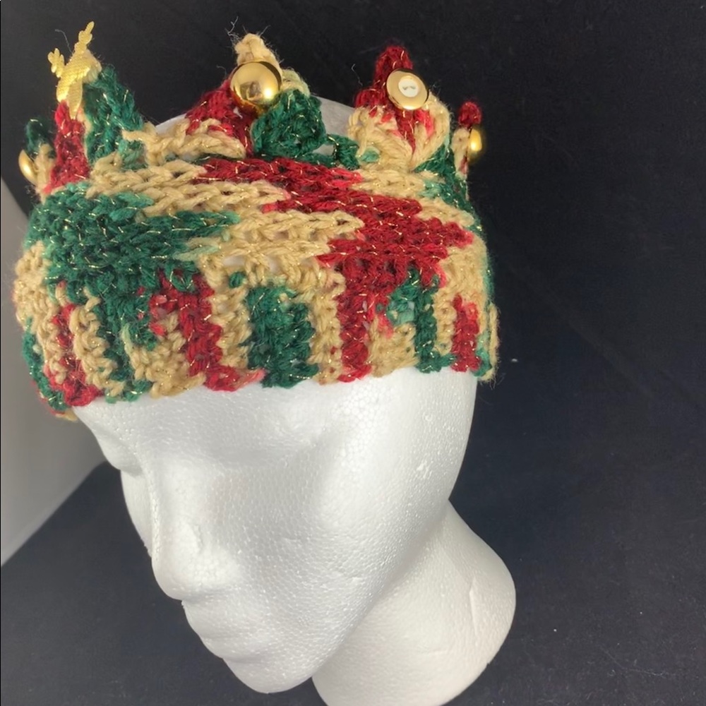 Crochet Crown Earwarmers - Picture 2 of 5